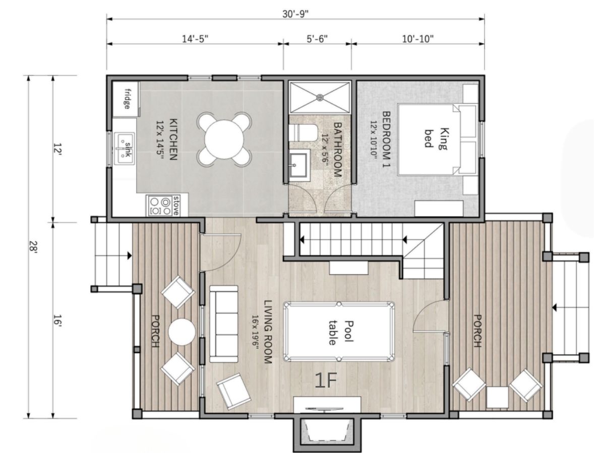 LONESTAR COTTAGE Floorplan