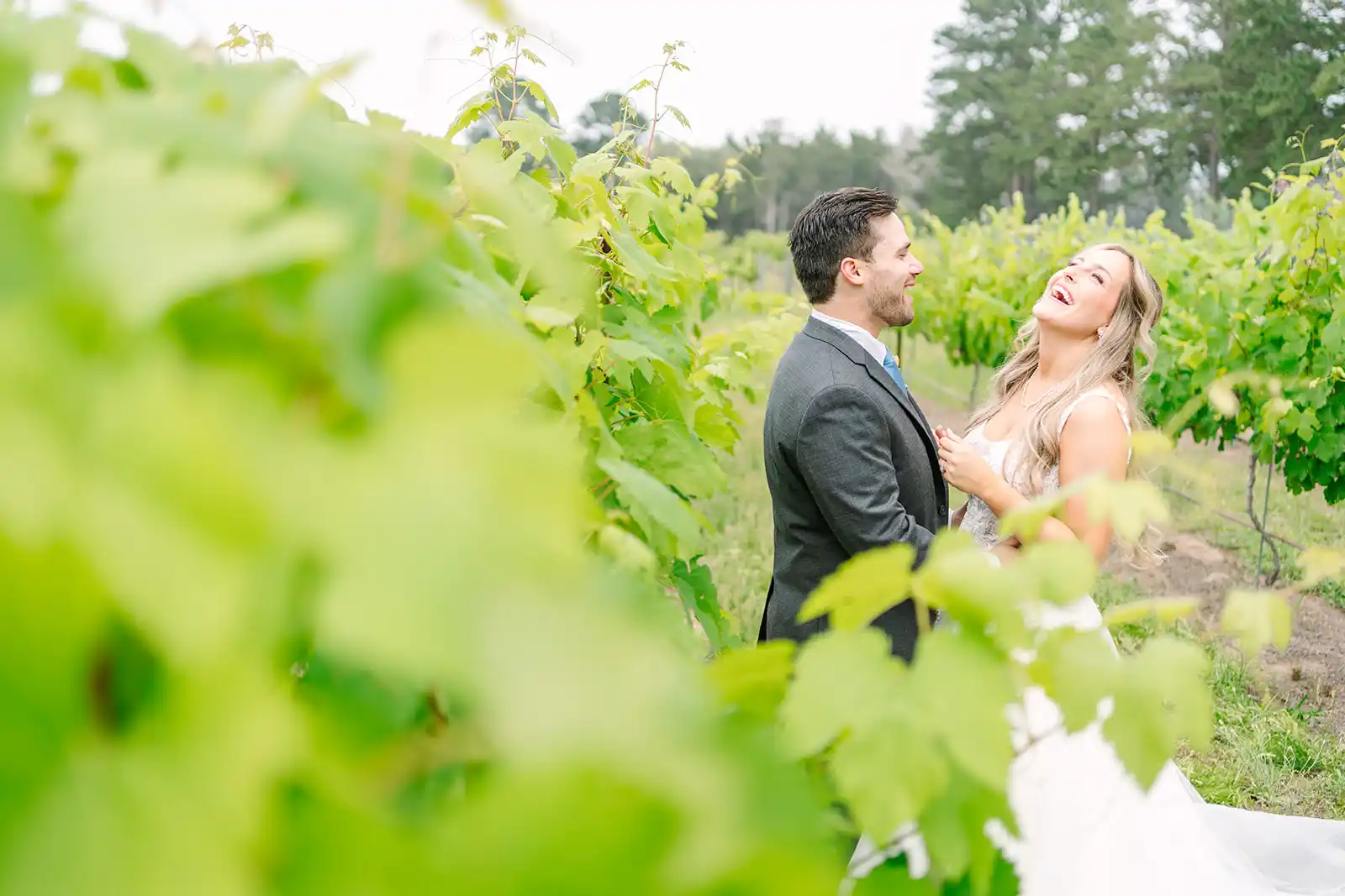 A wedding celebrated at The Vine